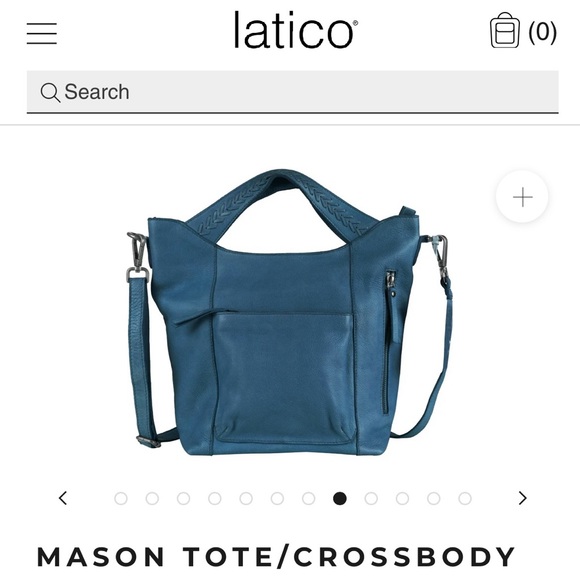 ❤️Latico handbag-leather in denim blue❤️ - Picture 5 of 7